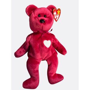 Ty Beanie Babies Valentina Bear With Heart 1998 Collectible Plush Toy